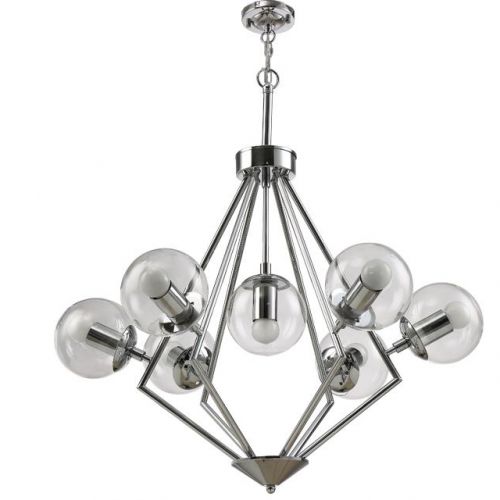 Люстра FABRICIO SP7 CHROME/TRANSPARENTE